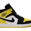 Air Jordan 1 Mid SE 'Yellow Toe' Replica