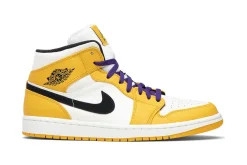 Air Jordan 1 Mid 'Lakers' Replica