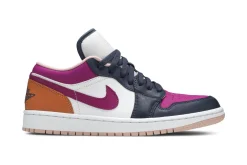 Wmns Air Jordan 1 Low SE 'Mismatched - Purple Magenta' Replica