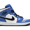 Air Jordan 1 Mid SE 'Signal Blue' Replica