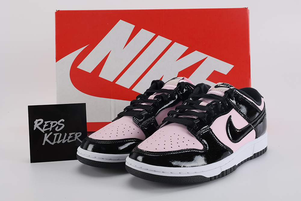 Dunk Low Pink Foam Black Replica