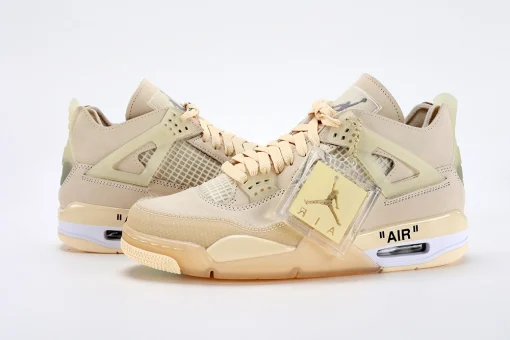 Off-White x Air Jordan 4 SP Sail Replica