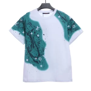 Classic clash of colors printed short sleeve