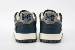 Bape Sk8 Sta 'Army Green Dark Blue'