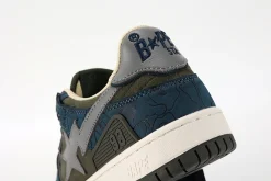 Bape Sk8 Sta 'Army Green Dark Blue'