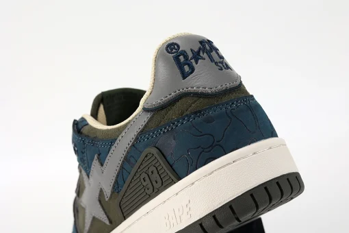 Bape Sk8 Sta 'Army Green Dark Blue'