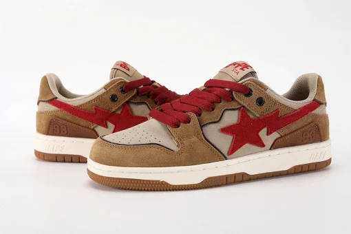 bape-sk8-sta-low-wheat-red-replica