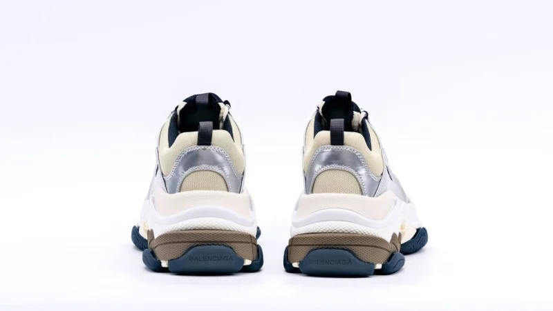 Balenciaga Triple s Beige Silver Replica