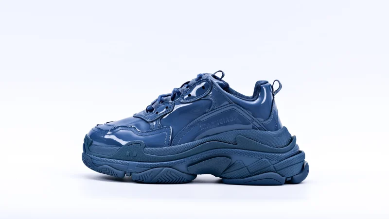 Balenciaga Triple s Blue Patent Replica