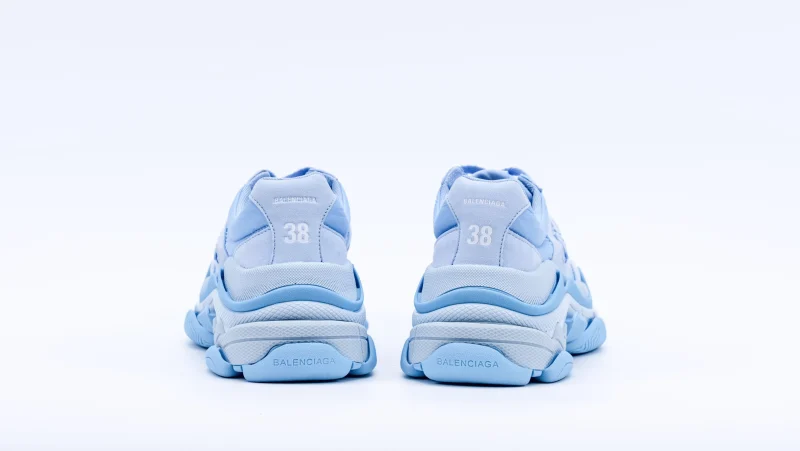 Balenciaga Triple s Nylon Blue Replica