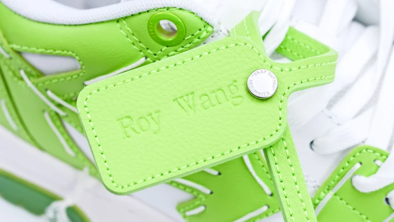 OFF-WHITE OUT OF OFFICE Sartorial Stitching "White Green" Replica