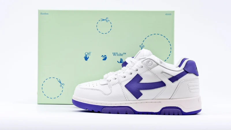 Off-White Out of Office 'White Violet Purple' Replica