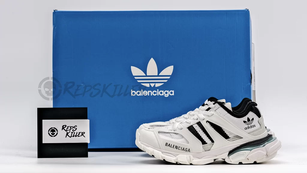 Adidas x Balenciaga Track 1.0 White Black Replica