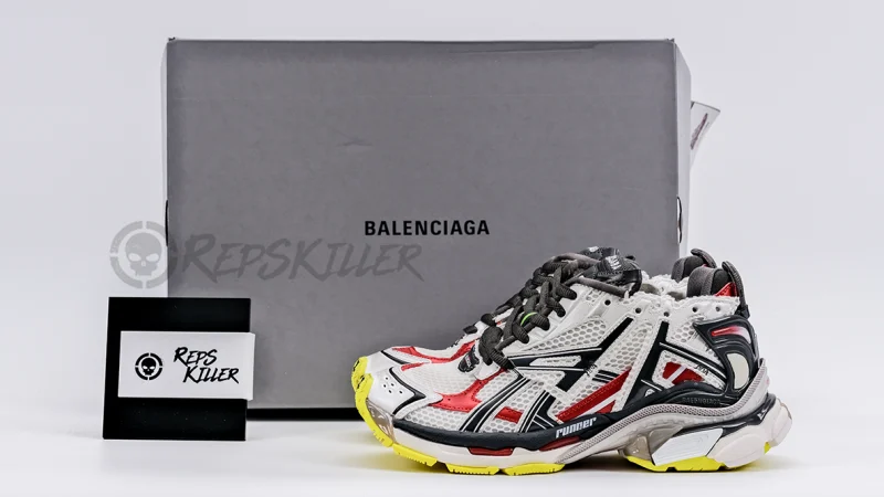 Balenciaga Runner White Black Red Replica