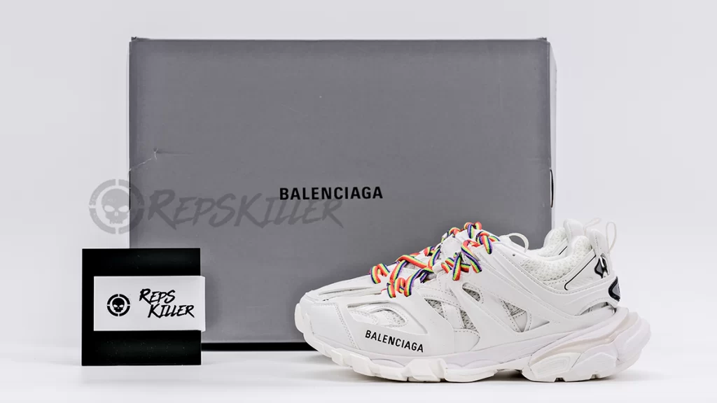 Balenciaga Track 1.0 White Rainbow Replica