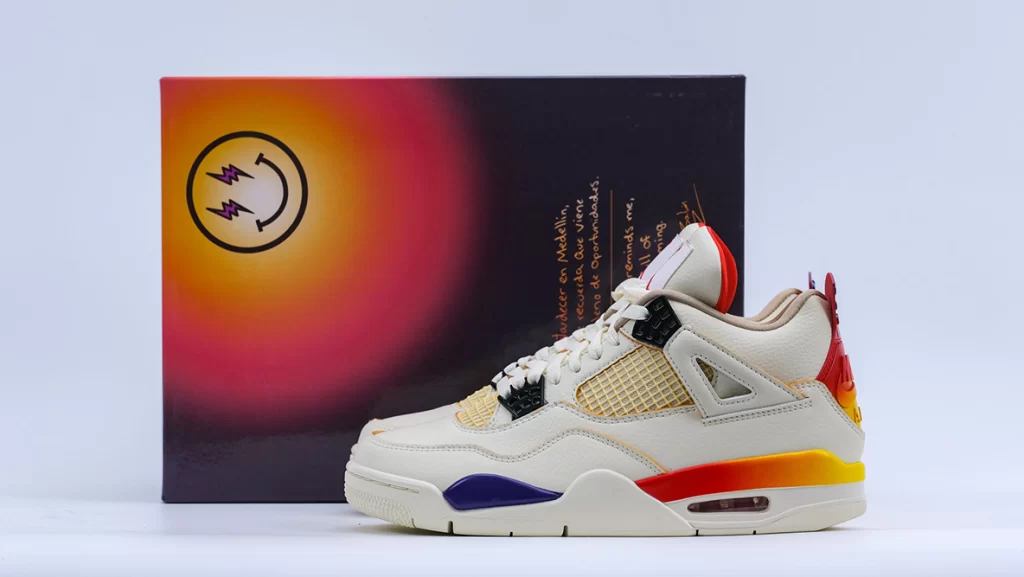 J Balvin x Air Jordan 4 Medellin Sunset Replica