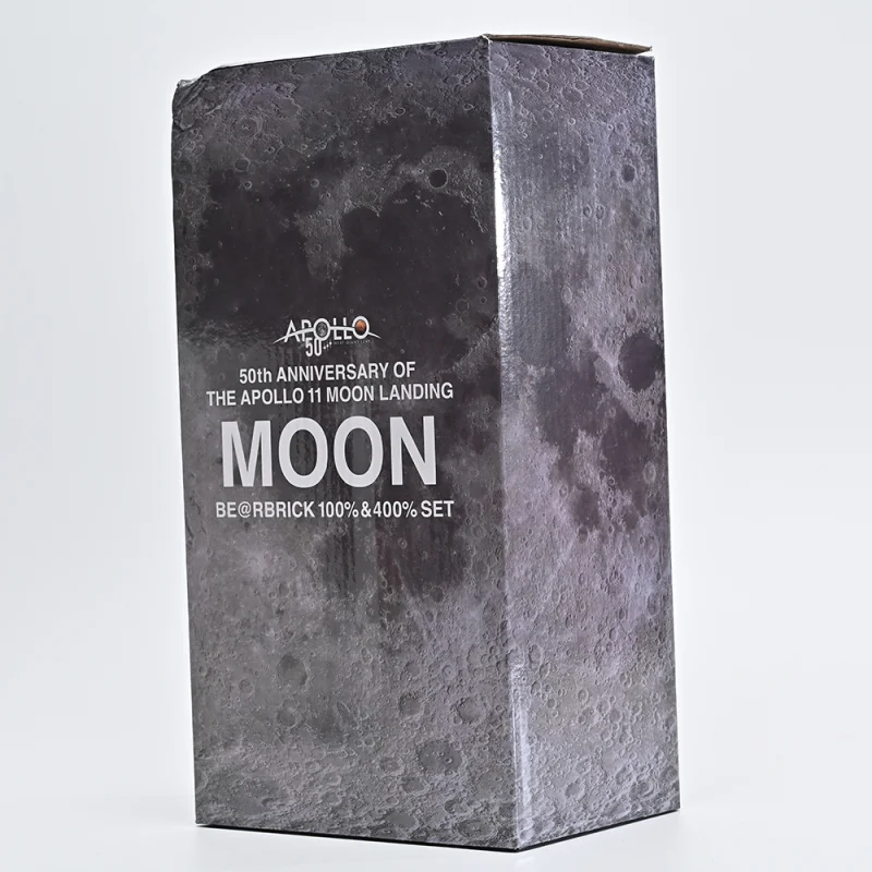 Bearbrick Moon 400% Grey