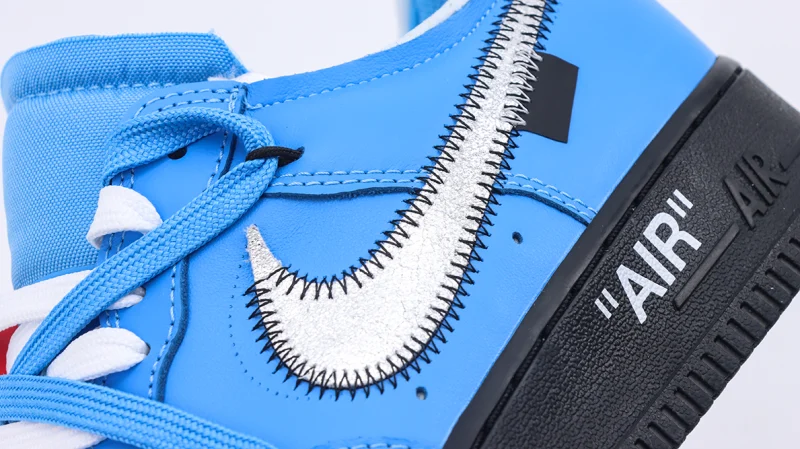 OFF-WHITE x Air Force 1 "University Blue" Replica