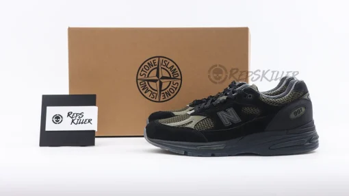 Stone Island x 991v2 Made in England “Black” Replica