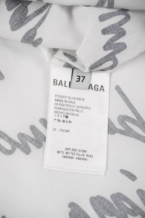 Balenciaga Allover Logo Shirt