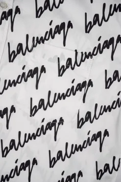 Balenciaga Allover Logo Shirt