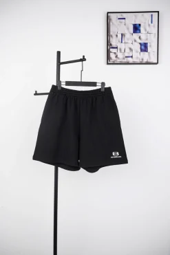 Balenciaga Double Circle Embroidered Shorts