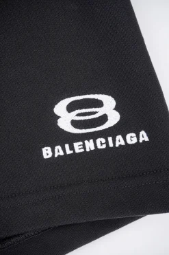 Balenciaga Double Circle Embroidered Shorts