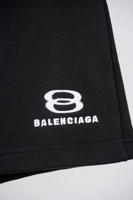 Balenciaga Double Circle Embroidered Shorts