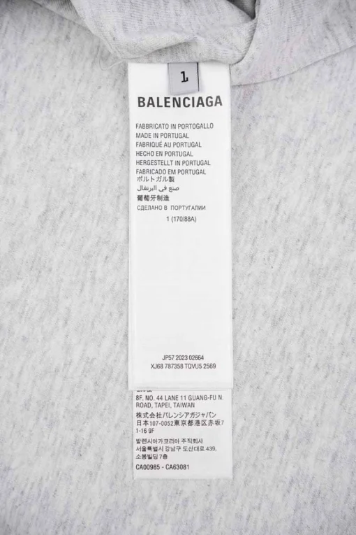 Balenciaga Double Ring Reverse Letter T-Shirt