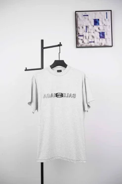 Balenciaga Double Ring Reverse Letter T-Shirt