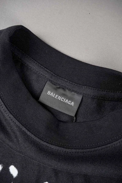 Balenciaga Double-Sided Blur Letters T-Shirt