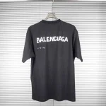 B@lenci@ga Double-Sided Blur Letters T-Shirt