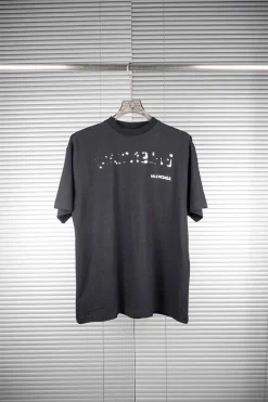 Balenciaga Double-Sided Blur Letters T-Shirt