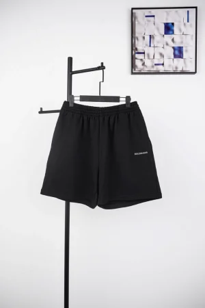 Balenciaga Reflective Logo Shorts