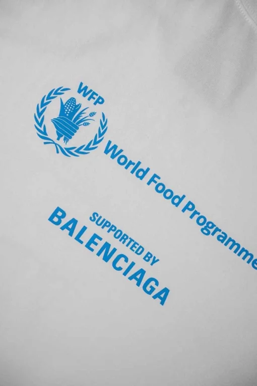 Balenciaga WFP Letter T-Shirt