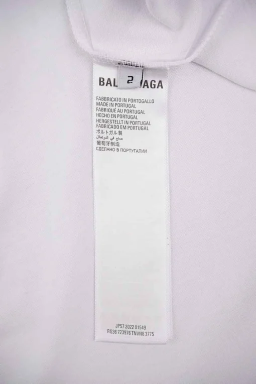 Balenciaga X Adidas Letter Embroidery T-Shirt