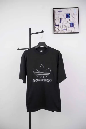 Balenciaga X Adidas Letter Embroidery T-Shirt