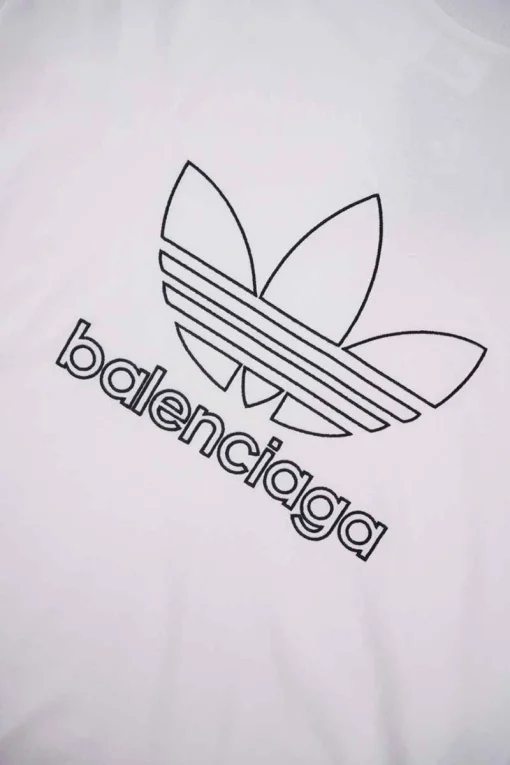 Balenciaga X Adidas Letter Embroidery T-Shirt