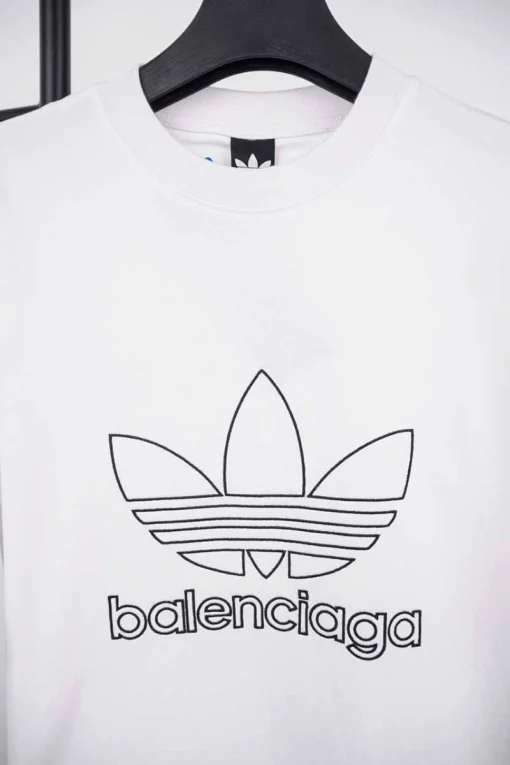 Balenciaga X Adidas Letter Embroidery T-Shirt