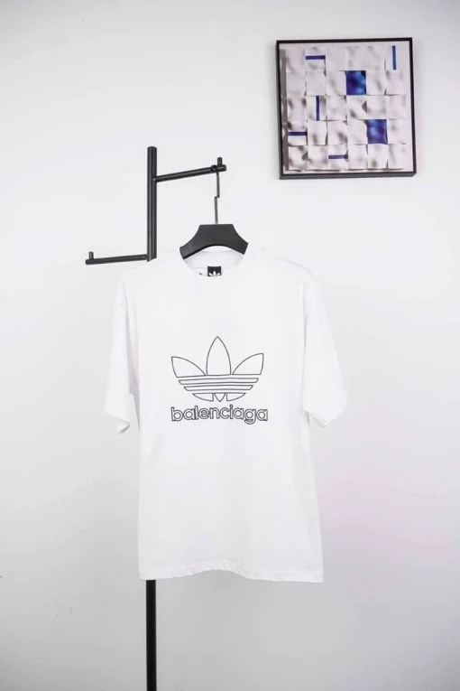 Balenciaga X Adidas Letter Embroidery T-Shirt