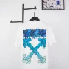 Off-White Blue Arrow Printed T-Shirt