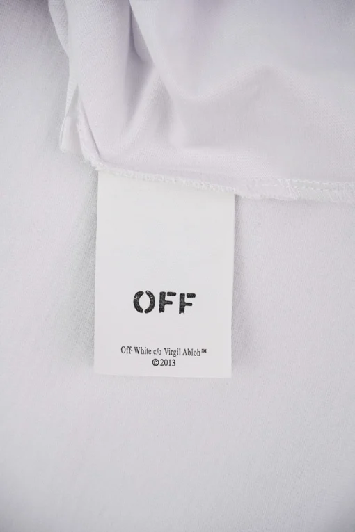 Off-White Corrugated Anchor Arrow Embroidered T-shirt