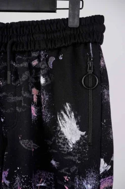 Off-White Starry Sky Fireworks Print Shorts