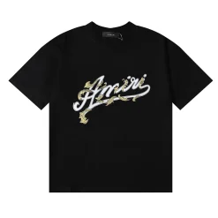 Amiri Oblique Logo-Printed T-Shirt