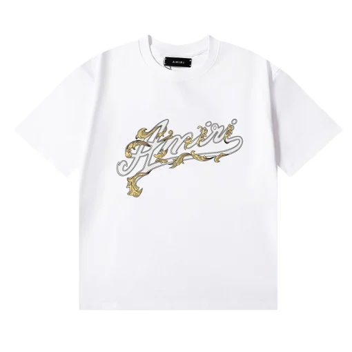 Amiri Oblique Logo-Printed T-Shirt