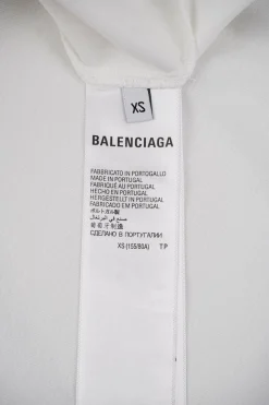 Balenciaga Blue Graphic Print T-Shirt