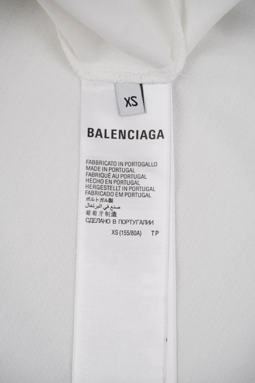 Balenciaga Blue Graphic Print T-Shirt