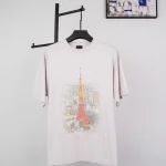 Balenc1@ga  Eiffel Tower Print T-shirt