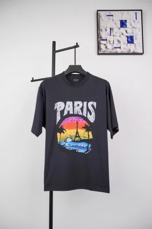 Balenciaga Paris Tropical Print T-shirt