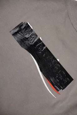 Balenciaga Black Tape Printed Logo T-Shirt